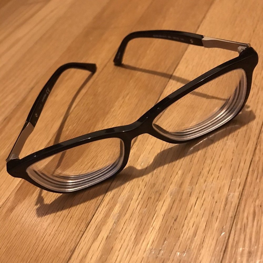 Swarovski ELINA SW 5117 001 Black Womens Wayfarer Full Rim Eyeglasses 54-16-140